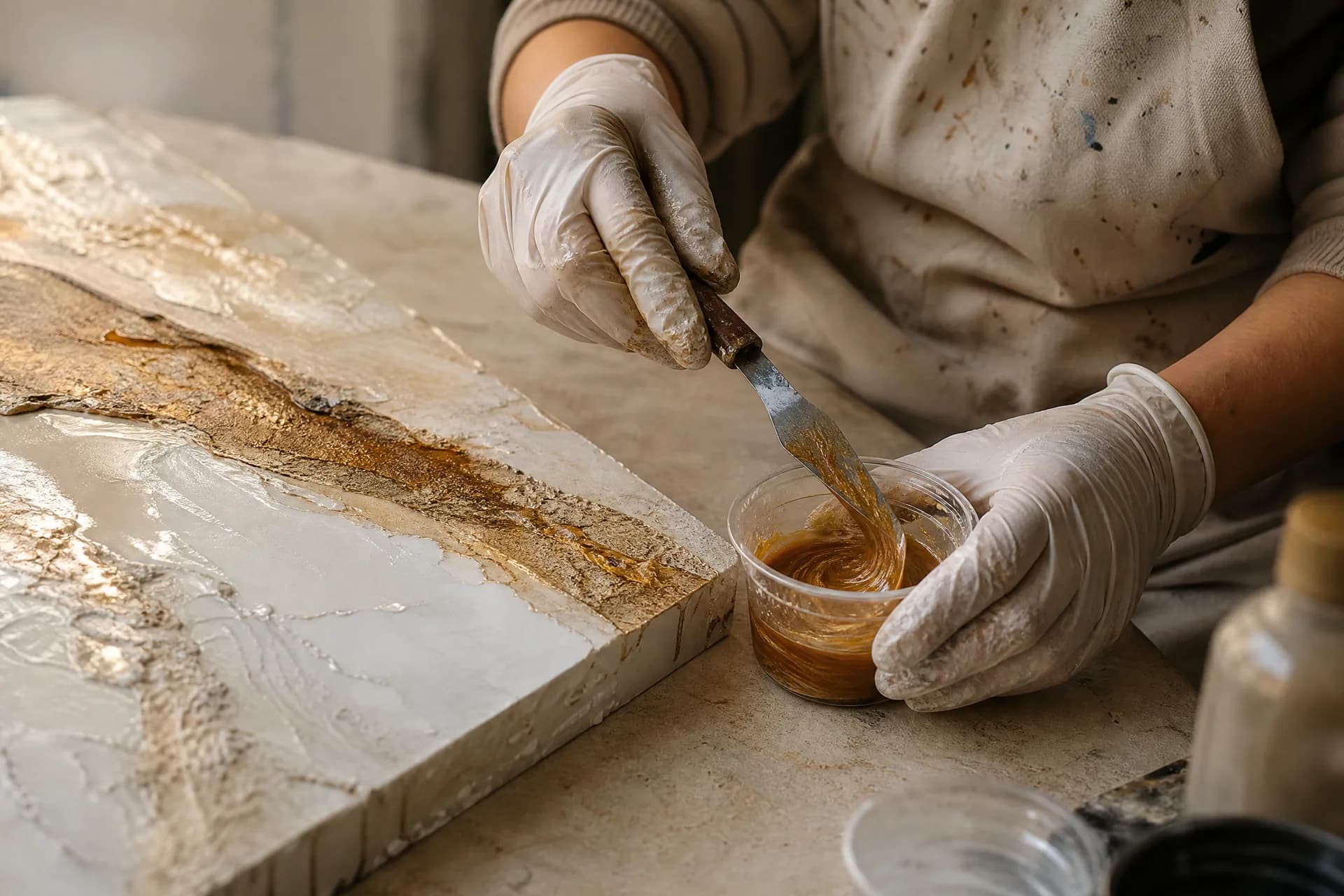 Building the textured surface