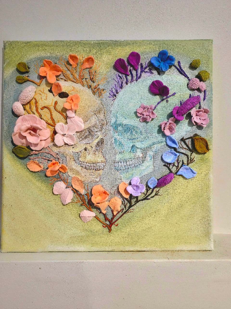 Forever Love — Original Sculptural Painting